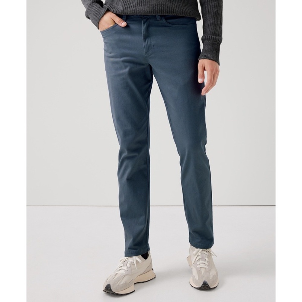 NWOT Pact Stretch Twill 5 Pocket Pants Mens Small Organic Cotton Chino Comfort